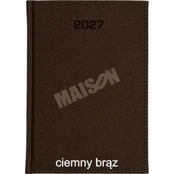 Kalendarz Denim dzienny A5 2027 z grawerem